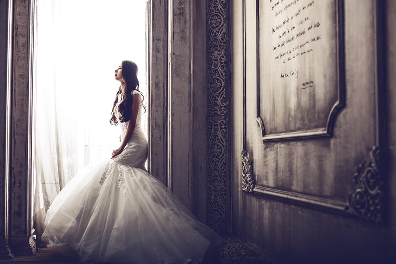 Vintage Lace A-Line Gown
